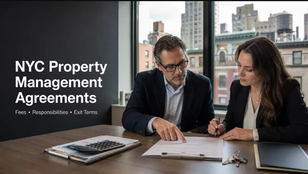 NYC Property Management Agreements: Fees, Responsibilities and Exit Terms Landlords Should Review