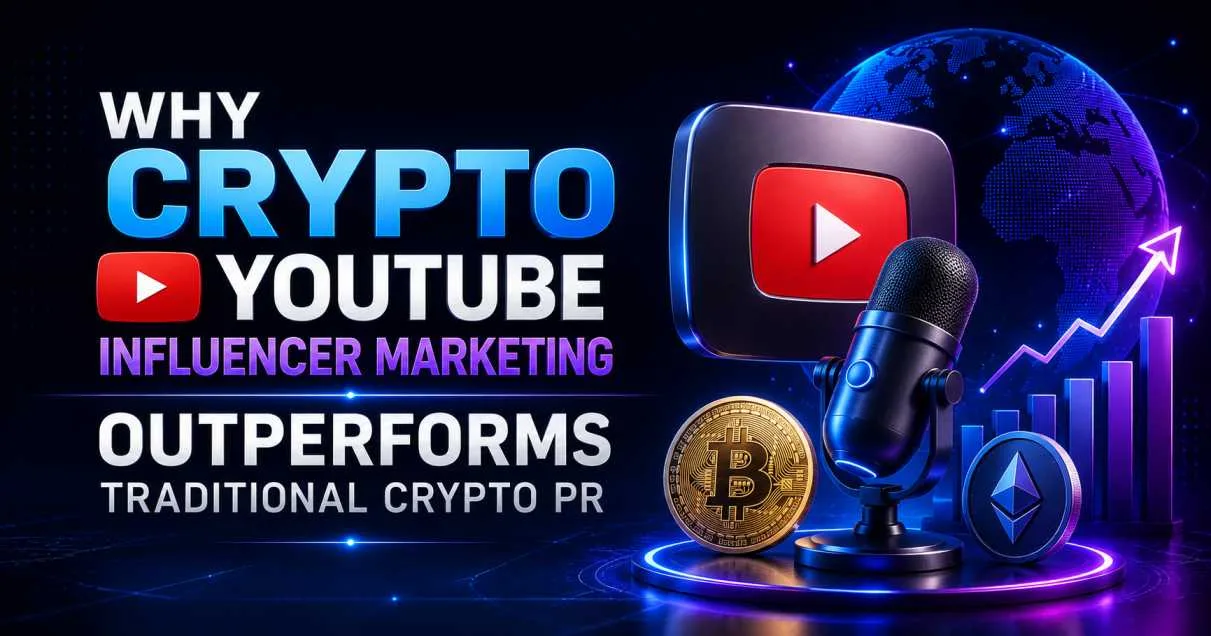 Why Crypto YouTube Influencer Marketing Is More Powerful Than Traditional Crypto PR