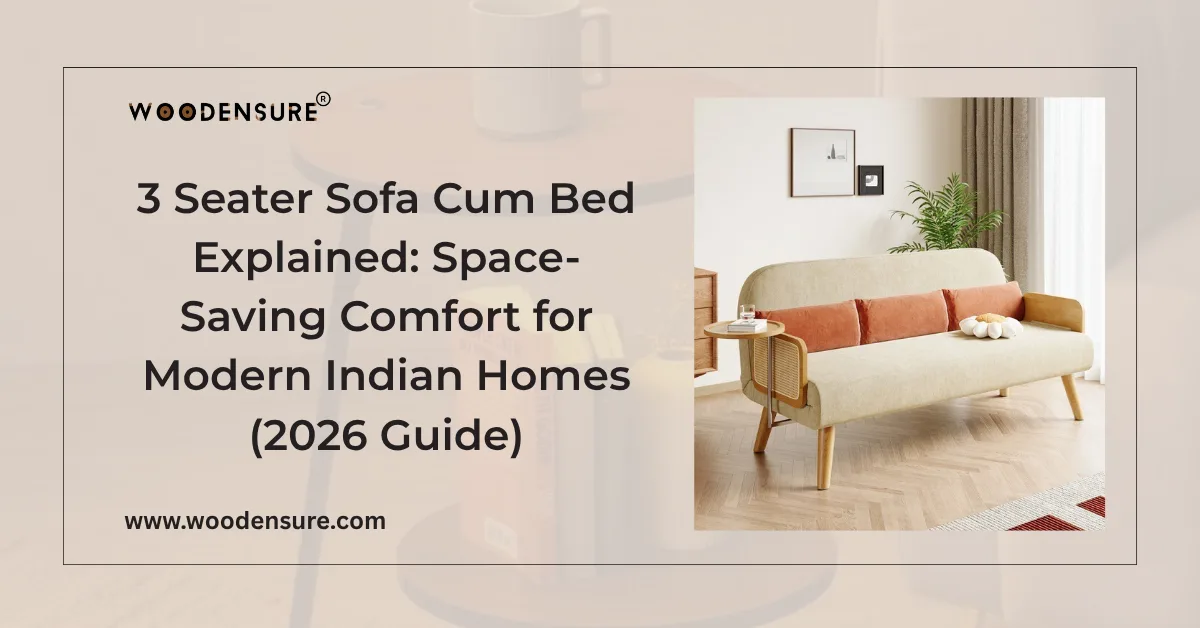 3 Seater Sofa Cum Bed Explained: Space-Saving Comfort for Modern Indian Homes (2026 Guide)