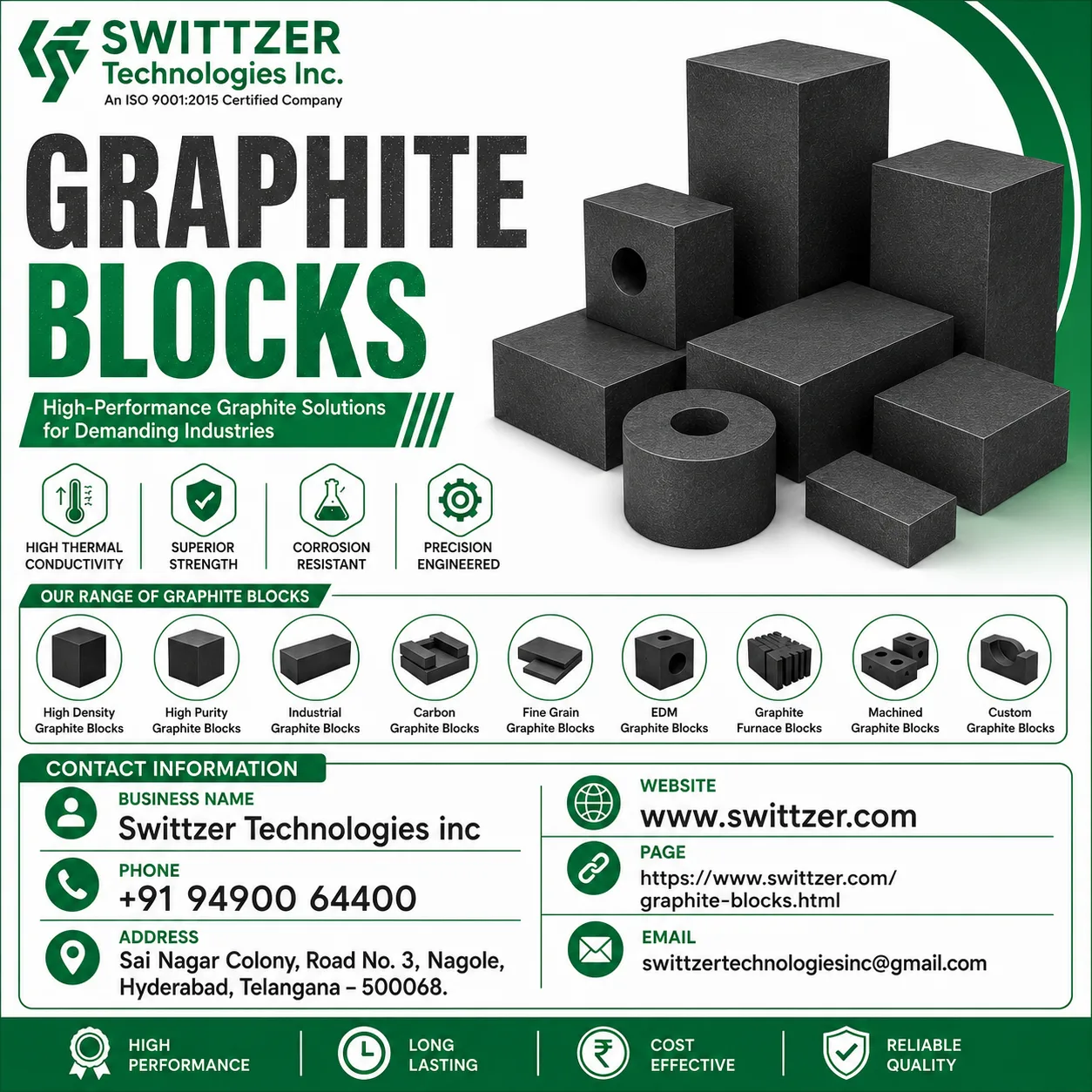 Graphite Blocks | Swittzer Technologies Inc