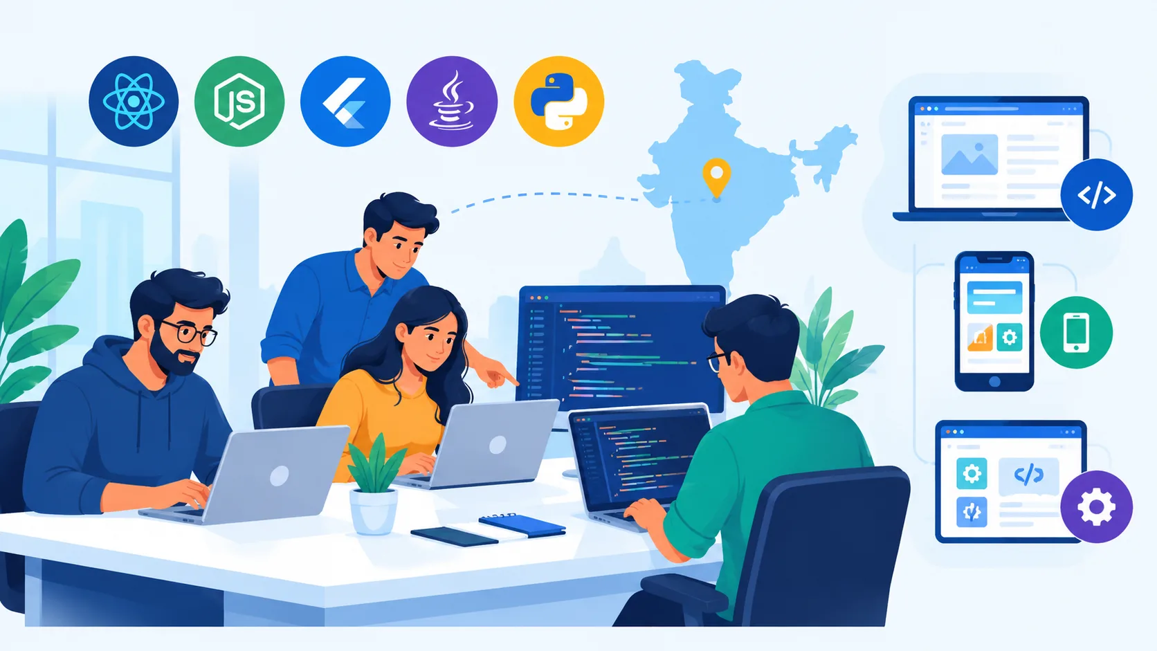 Hire Dedicated Developers in India for Web, Mobile, and Custom Application Development