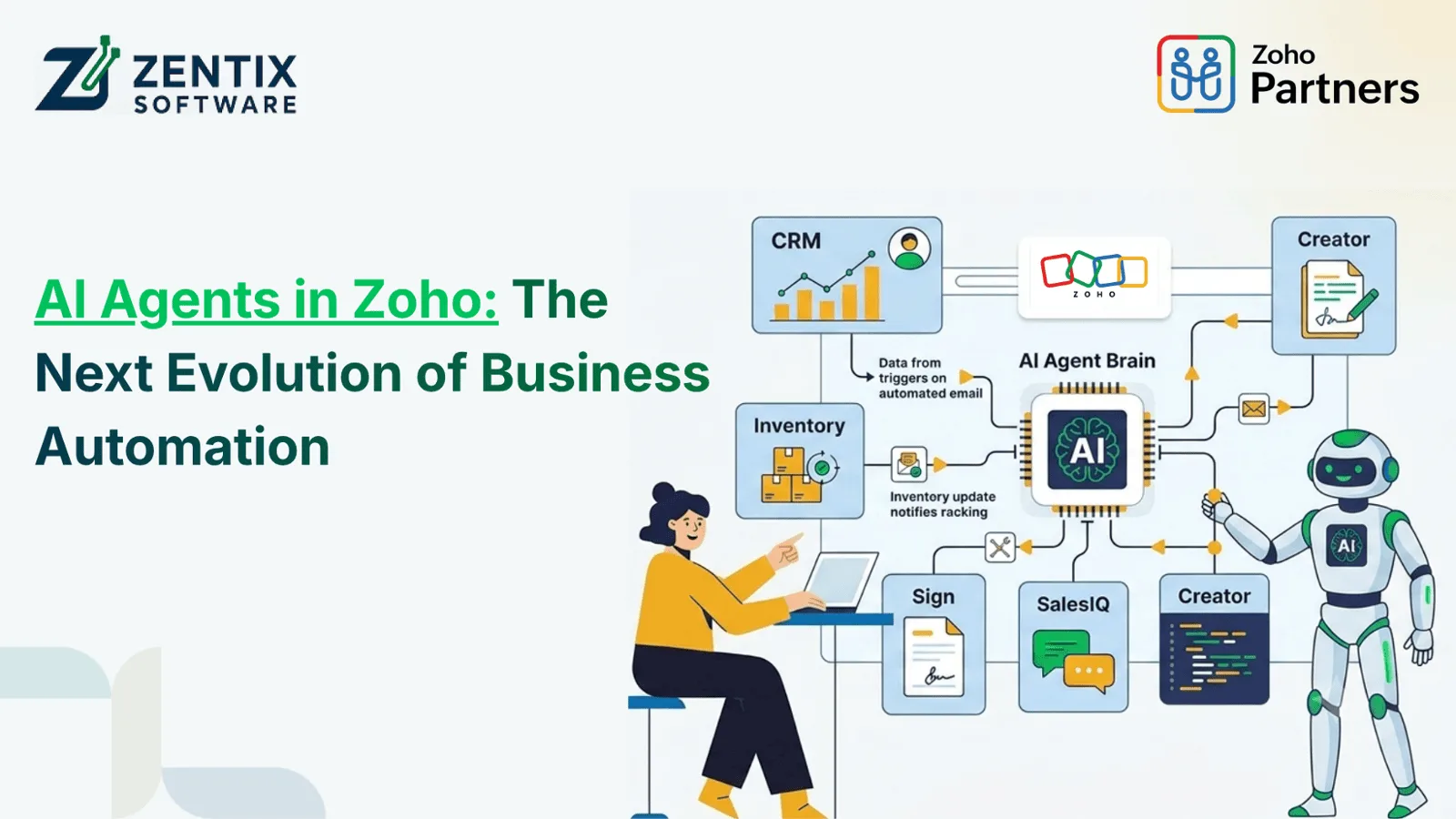 AI Agents in Zoho: The Future of Intelligent Business Automation