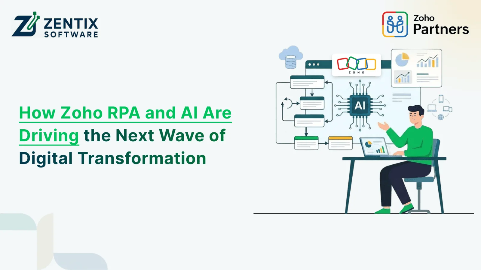How Zoho RPA and AI Are Shaping the Future of Digital Transformation