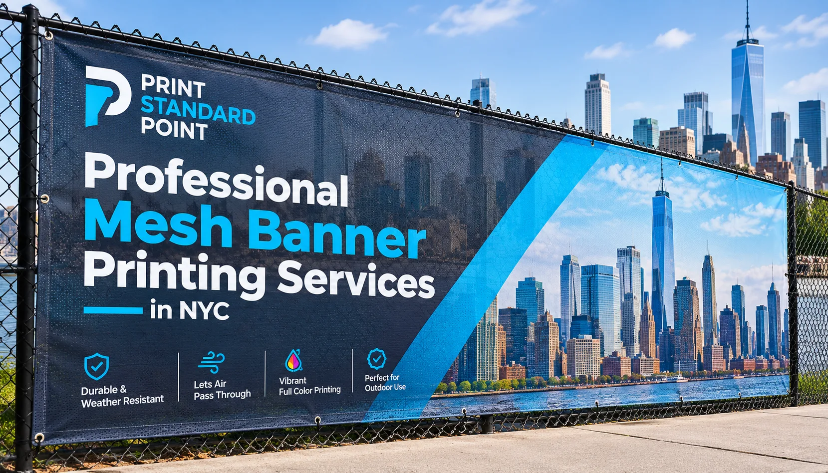 Professional Mesh Banner Printing Services in NYC