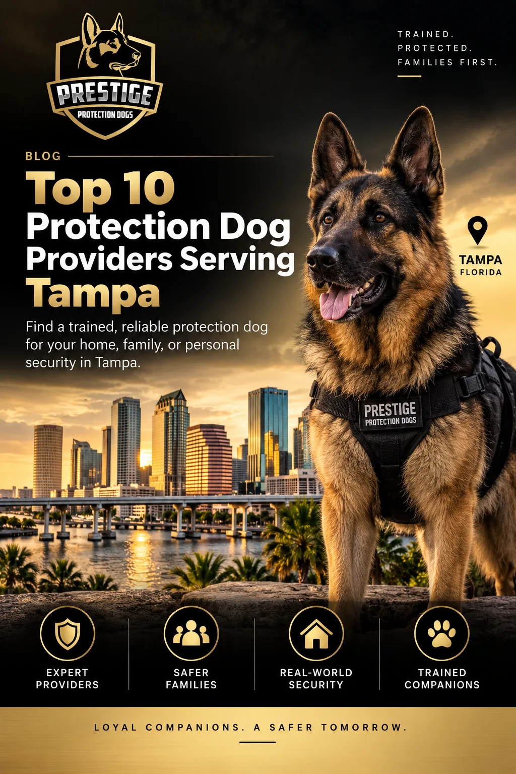 Top 10 Protection Dog Providers Serving in the Tampa