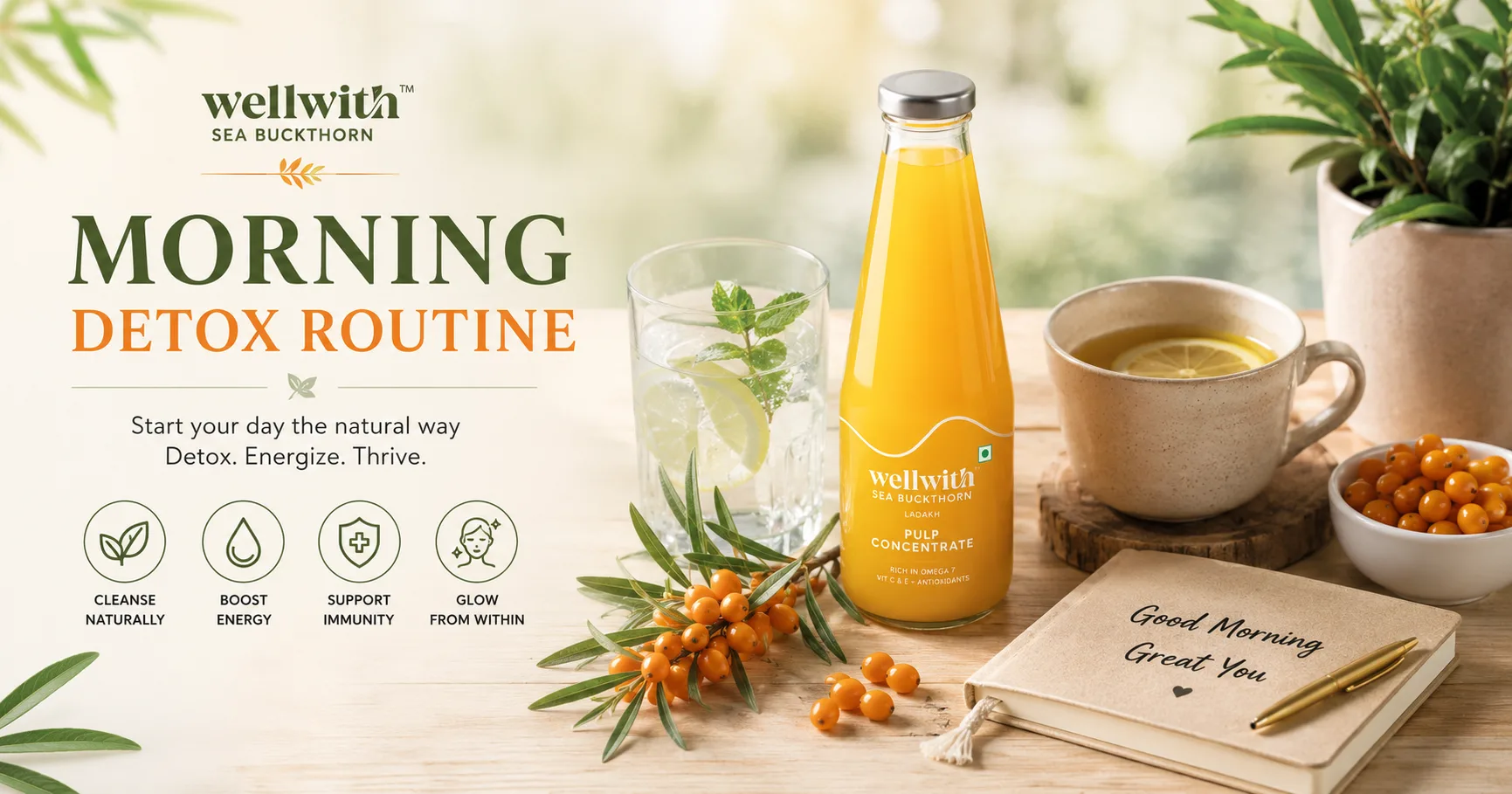 Morning Detox Routine: Adding Sea Buckthorn Leaf Tea to Your Daily Lifestyle