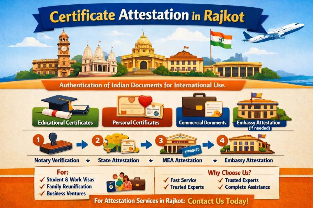 Certificate Attestation in Rajkot