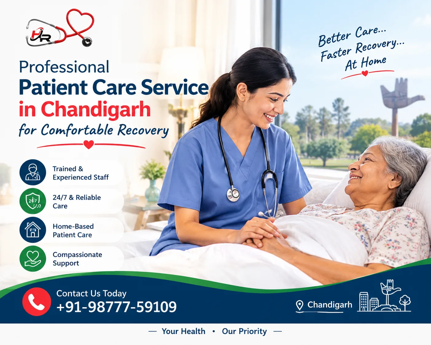 Professional Patient Care Service in Chandigarh for Comfortable Recovery