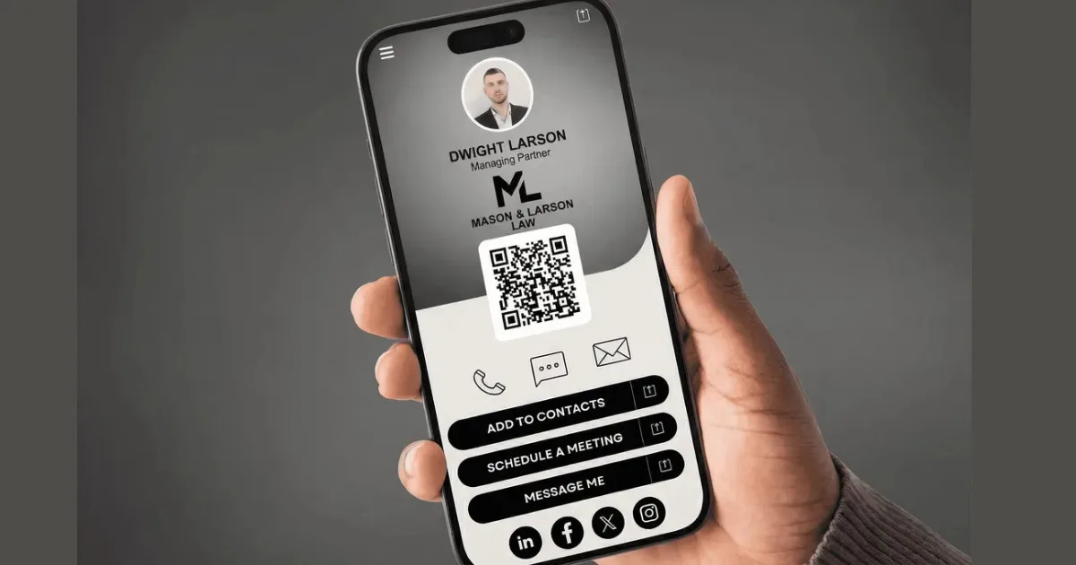 Create a Free Smart Business Card for Financial Advisors