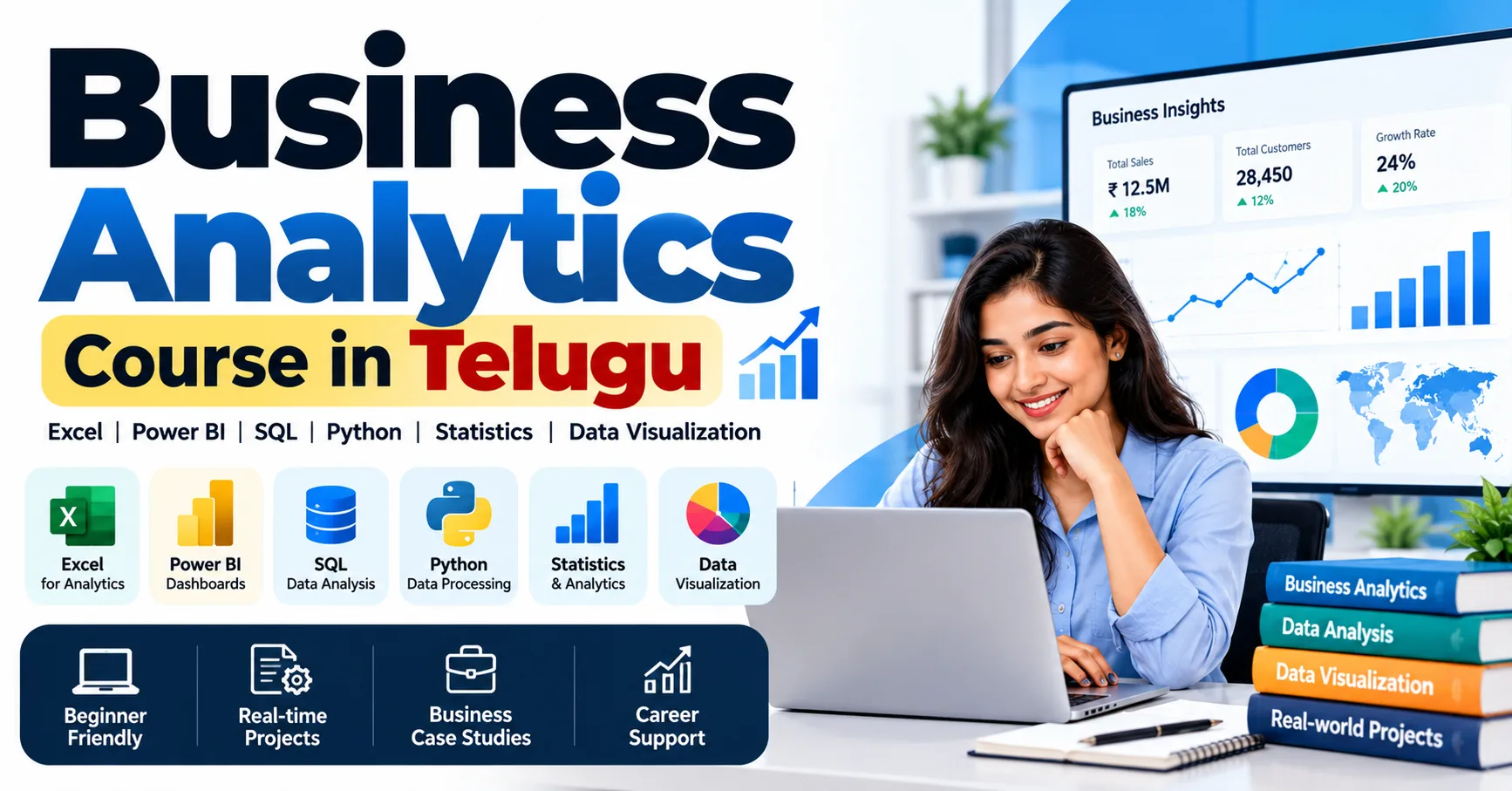 Explore Business Analyst Jobs and Career Growth – Business Analytics Course in Telugu