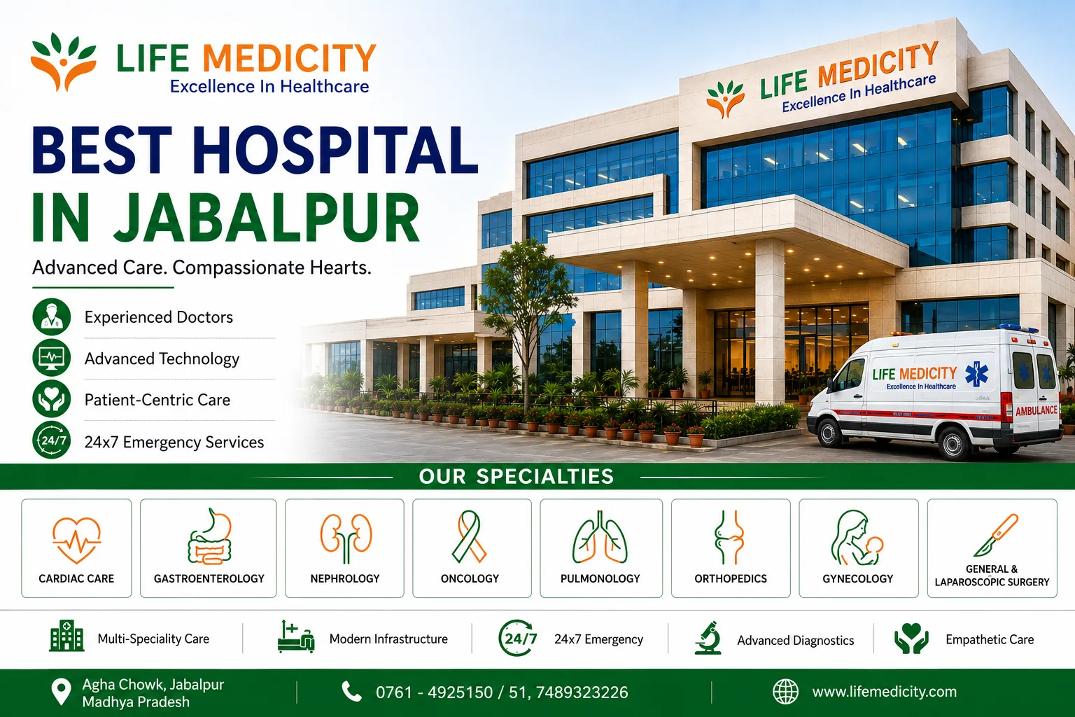 Best Hospital In Jabalpur – Advanced Healthcare with Compassionate Care