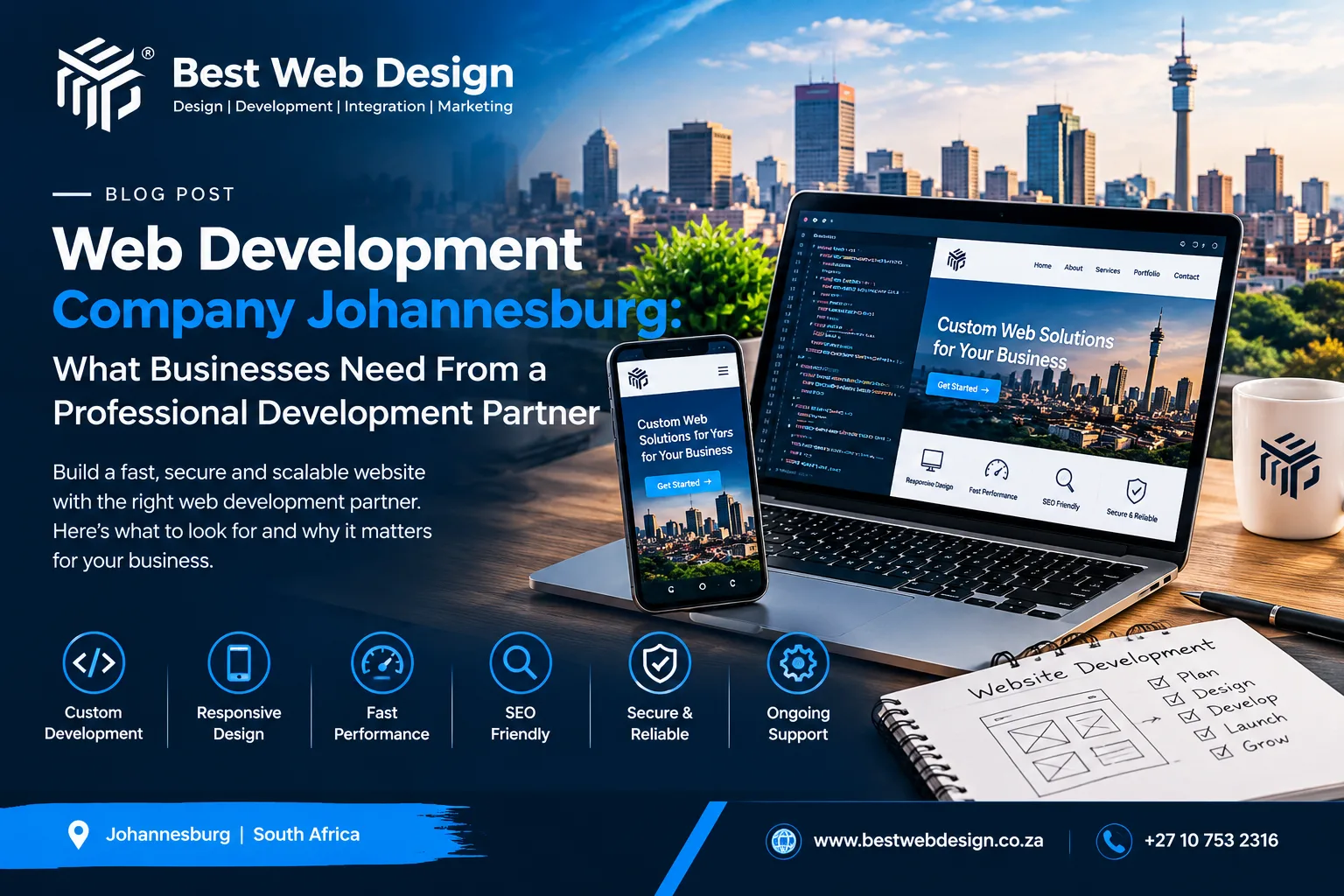 Web Development Company Johannesburg: What Businesses Need From a Professional Development Partner