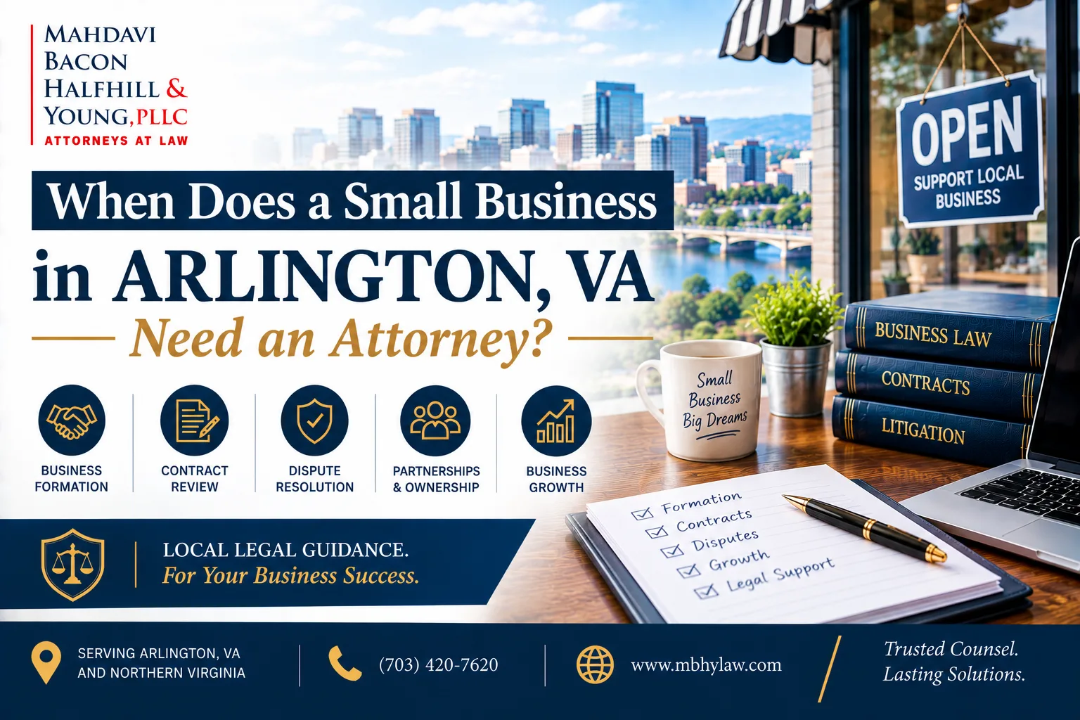 When Does a Small Business in Arlington, VA Need an Attorney?