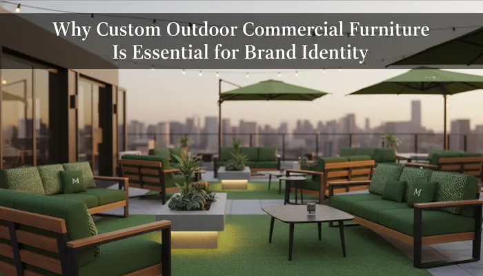 Why Custom Outdoor Commercial Furniture Is Essential for Brand Identity