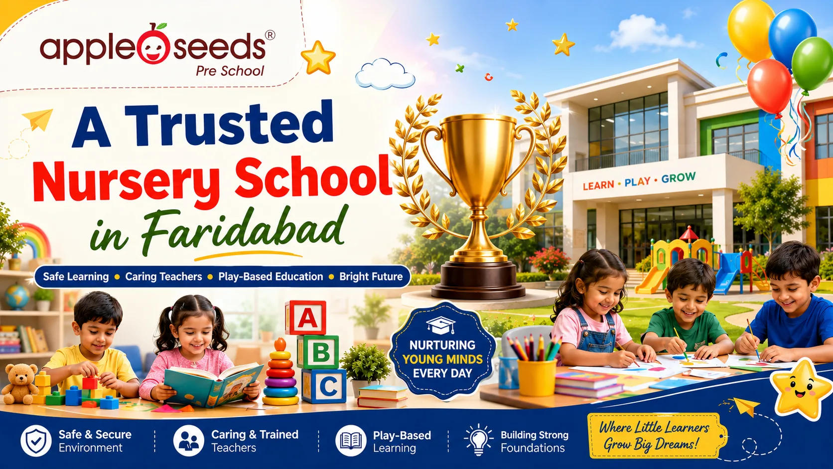 Nursery School Learning Through Fun, Play, and Daily Exploration