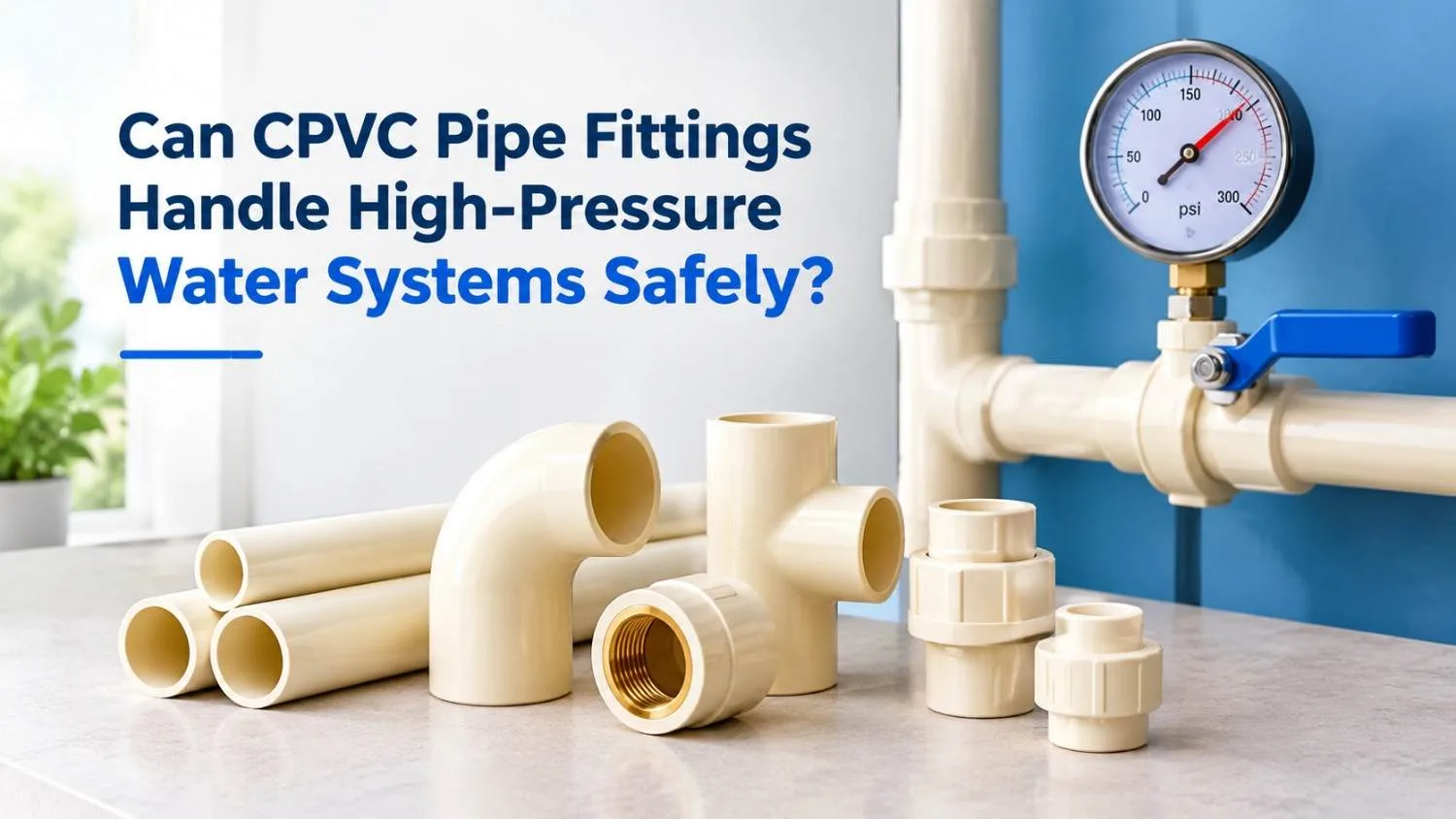 Can CPVC Pipe Fittings Handle High-Pressure Water Systems Safely?