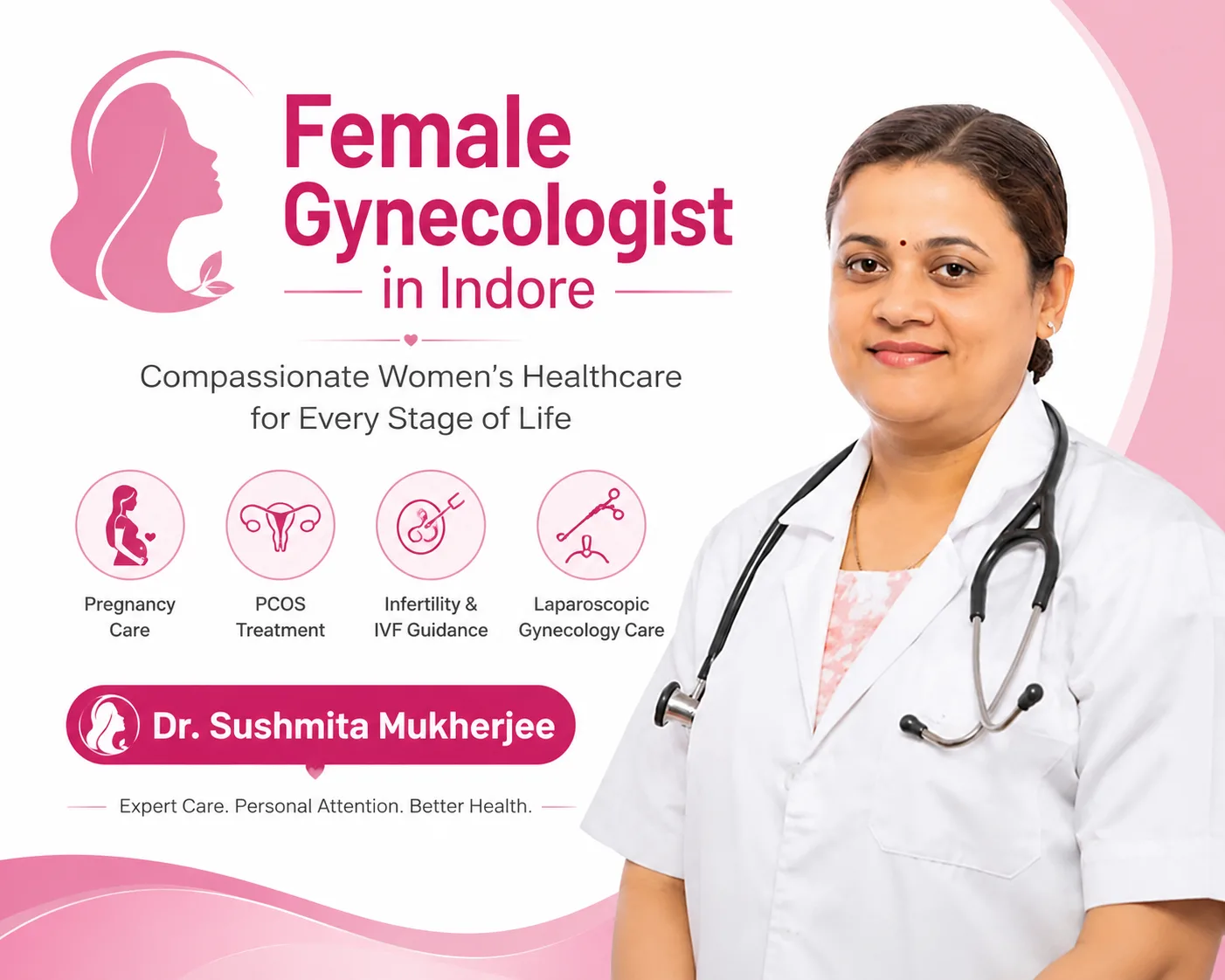 Female Gynecologist in Indore – Trusted Women’s Healthcare with Dr. Sushmita Mukherjee