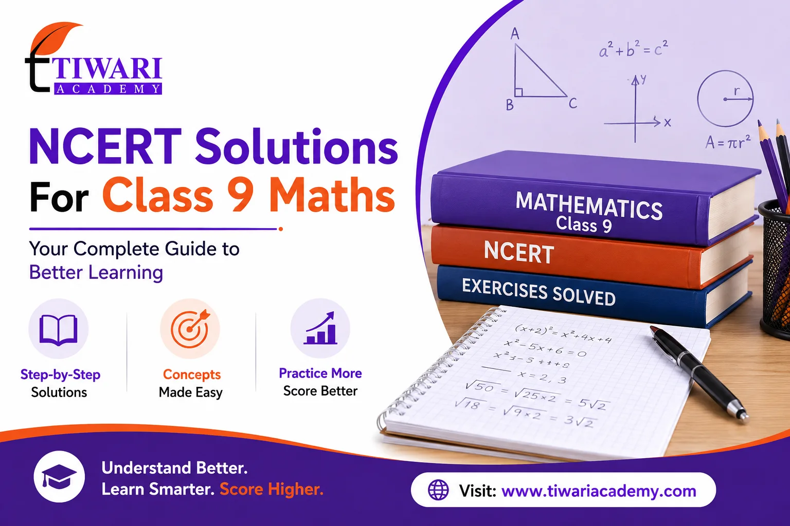 NCERT Solutions For Class 9 Maths: Your Complete Guide to Better Learning