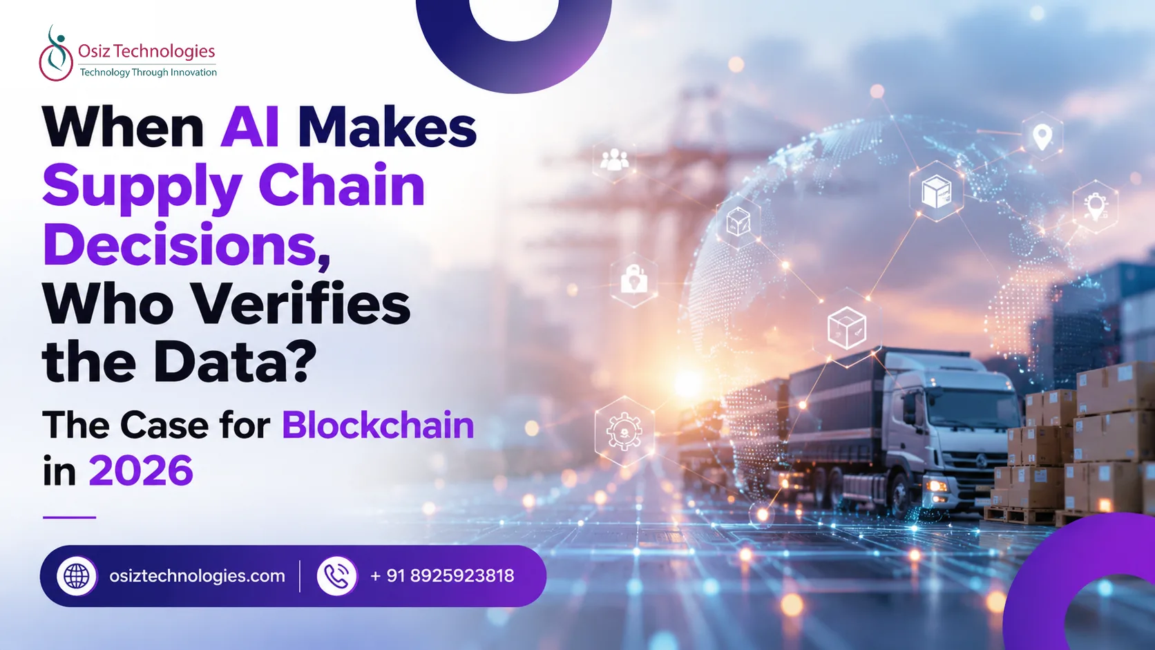 When AI Makes Supply Chain Decisions, Who Verifies the Data? The Case for Blockchain in 2026