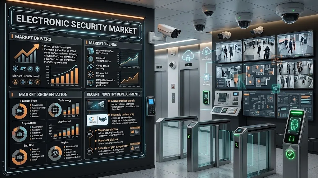 Electronic Security Market Growth: Key Trends, Demand & Forecast 2026-2034