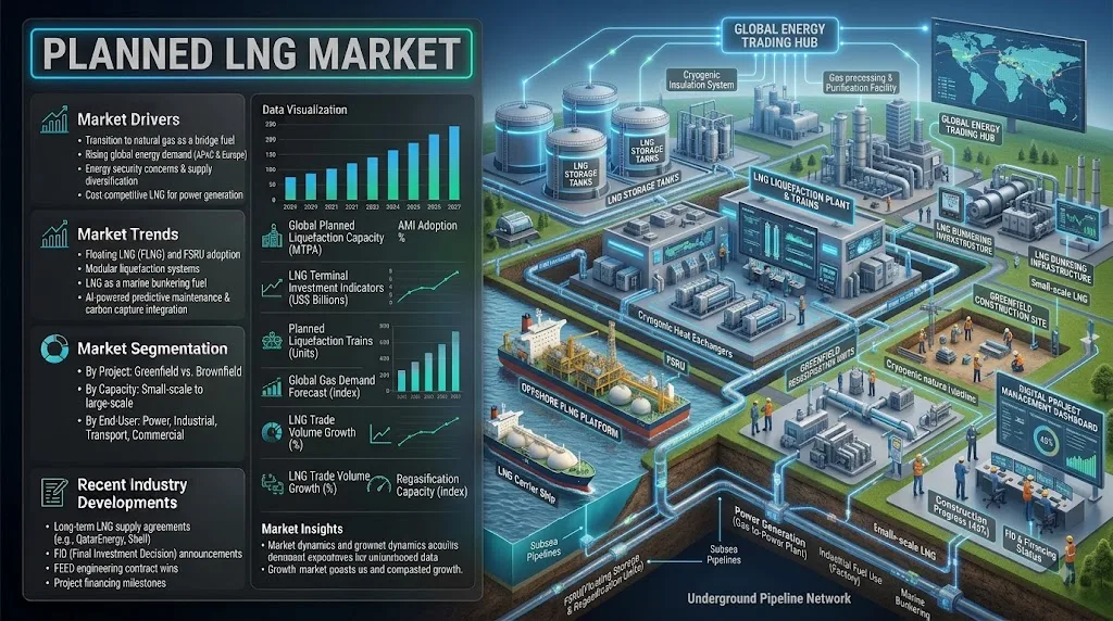 Planned LNG Market Size, Share and Forecast 2026-2034