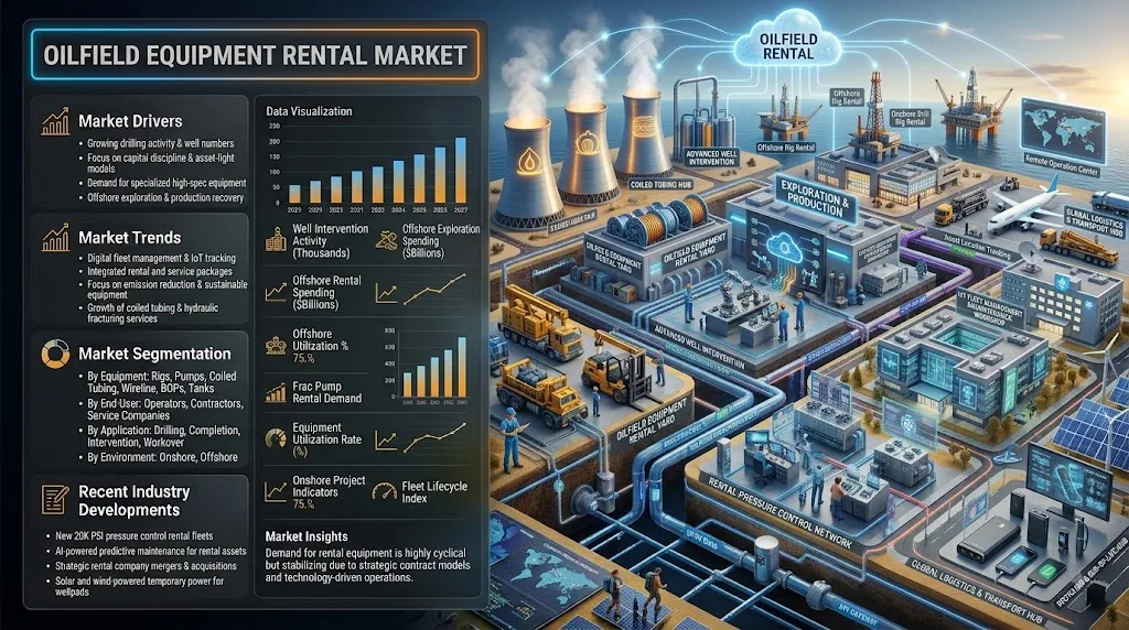 Oilfield Equipment Rental Market Size, Share and Forecast 2026-2034