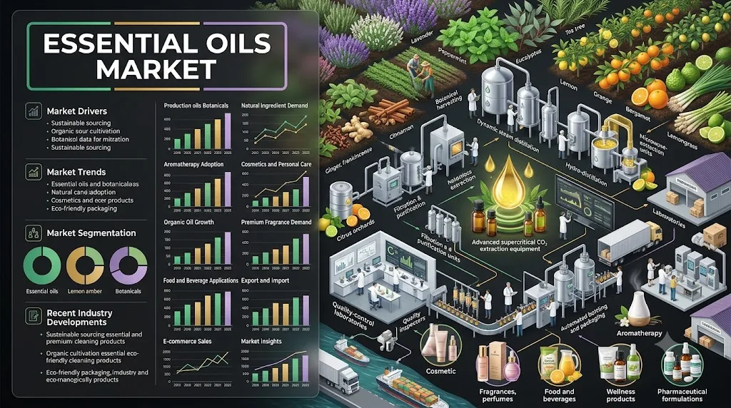 Essential Oils Market Size, Share and Growth Forecast 2026-2034