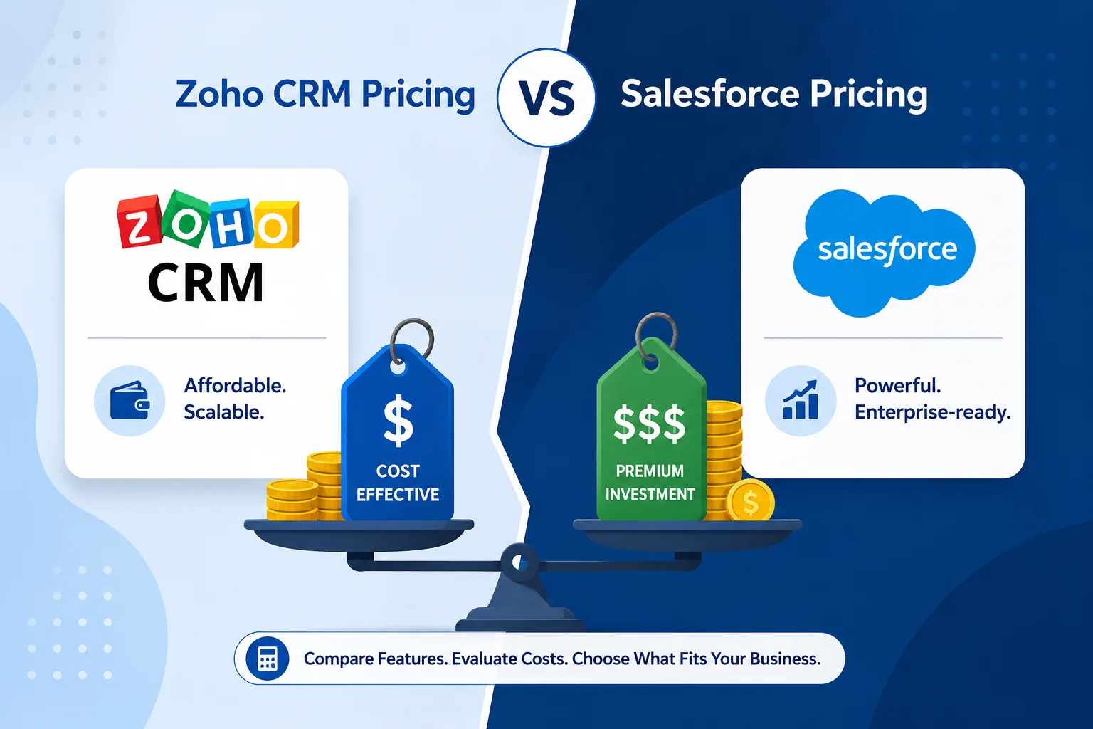 Zoho CRM Pricing vs Salesforce Pricing: Which Is More Cost Effective?
