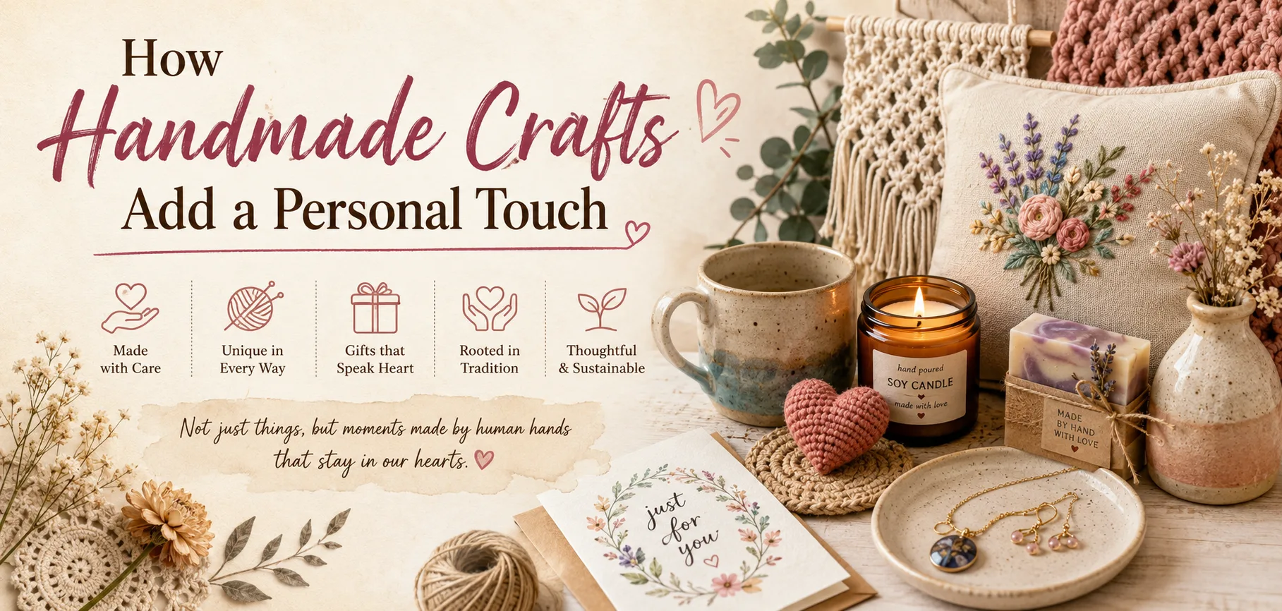 How Handmade Crafts Add a Personal Touch