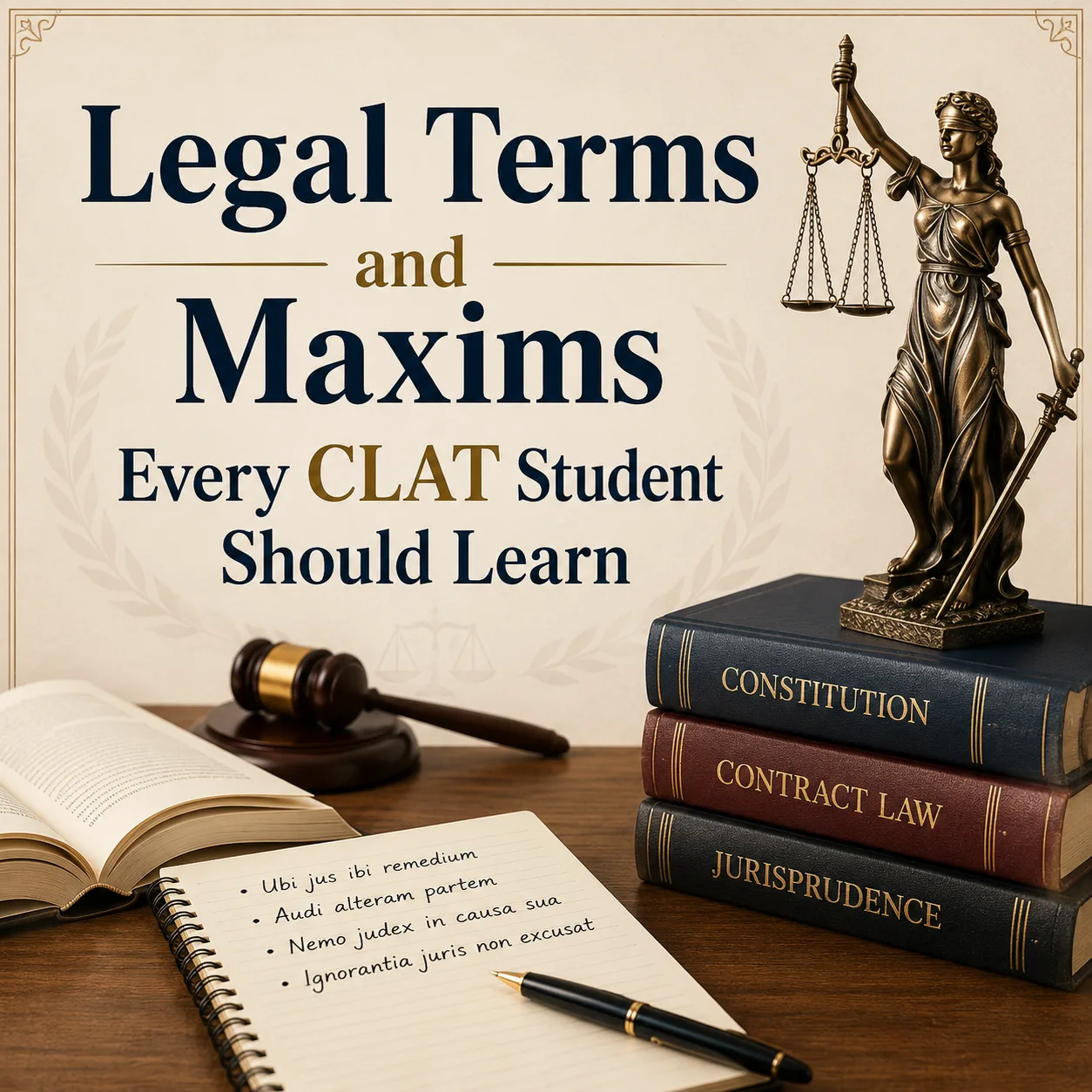 Legal Terms and Maxims Every CLAT Student Should Learn