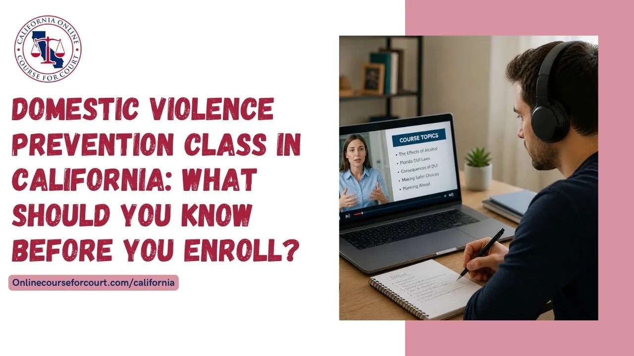 Domestic Violence Prevention Class in California: What Should You Know Before You Enroll?