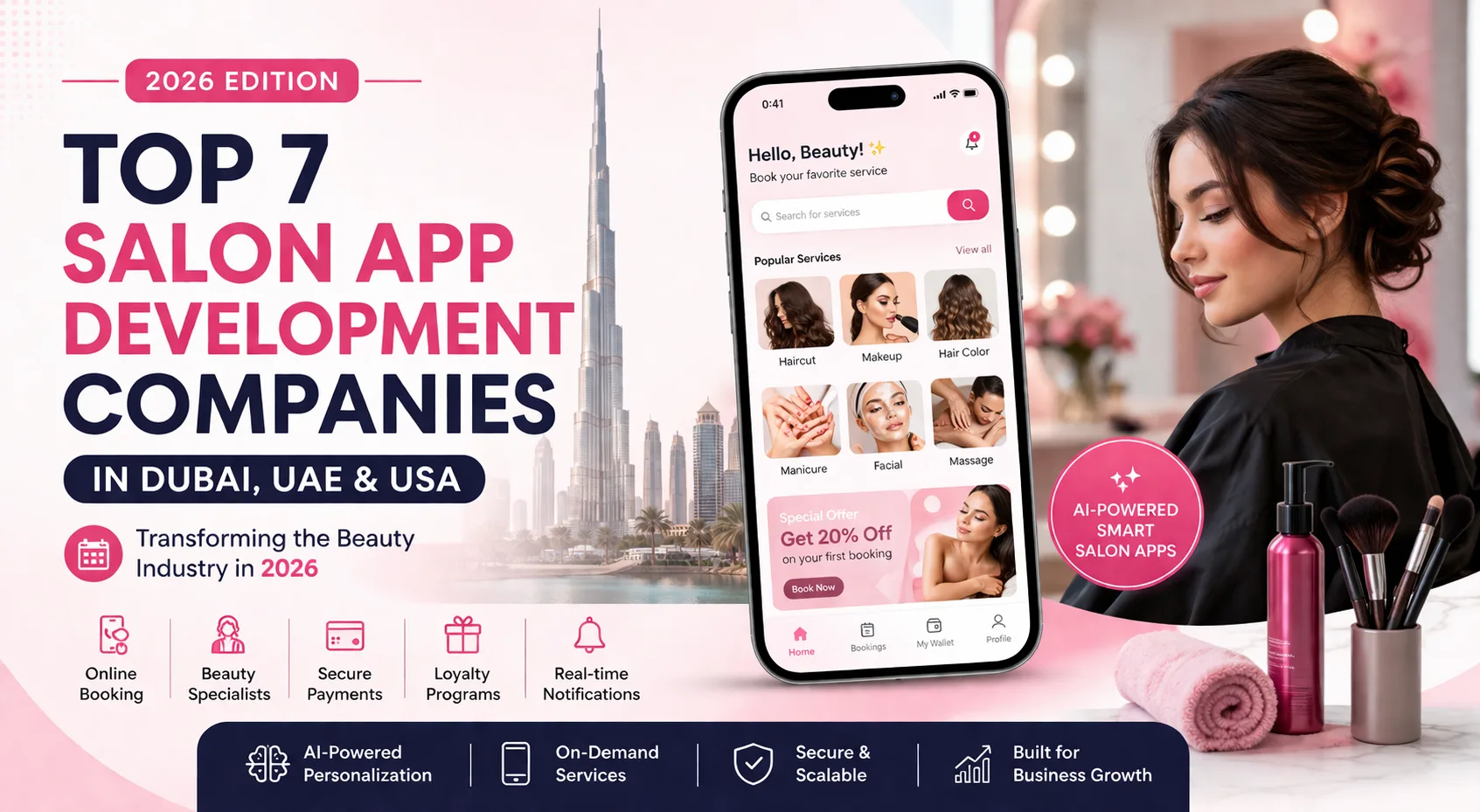 7 Best Beauty Salon App Development Companies in Dubai for Startups (2026)