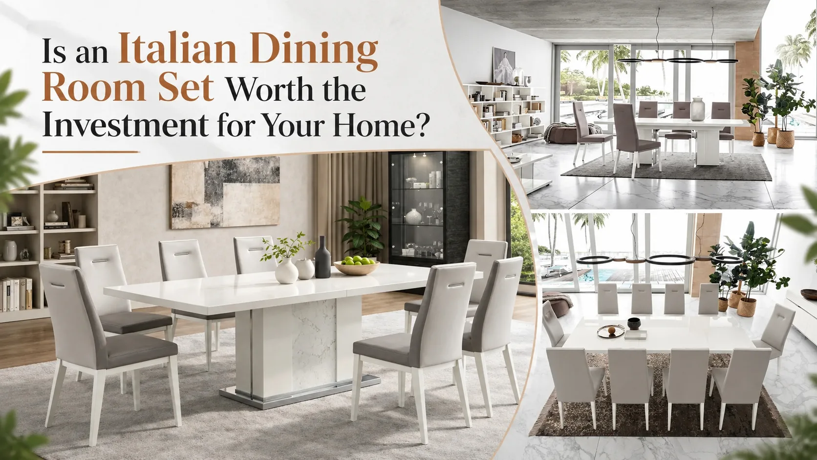 Is an Italian Dining Room Set Worth the Investment for Your Home?