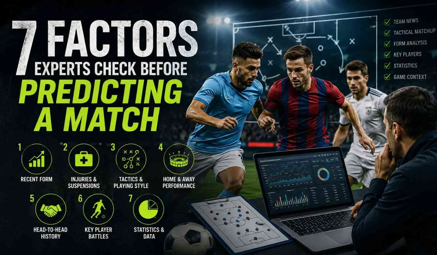Football Team Insights: 7 Factors Experts Check Before Predicting a Match