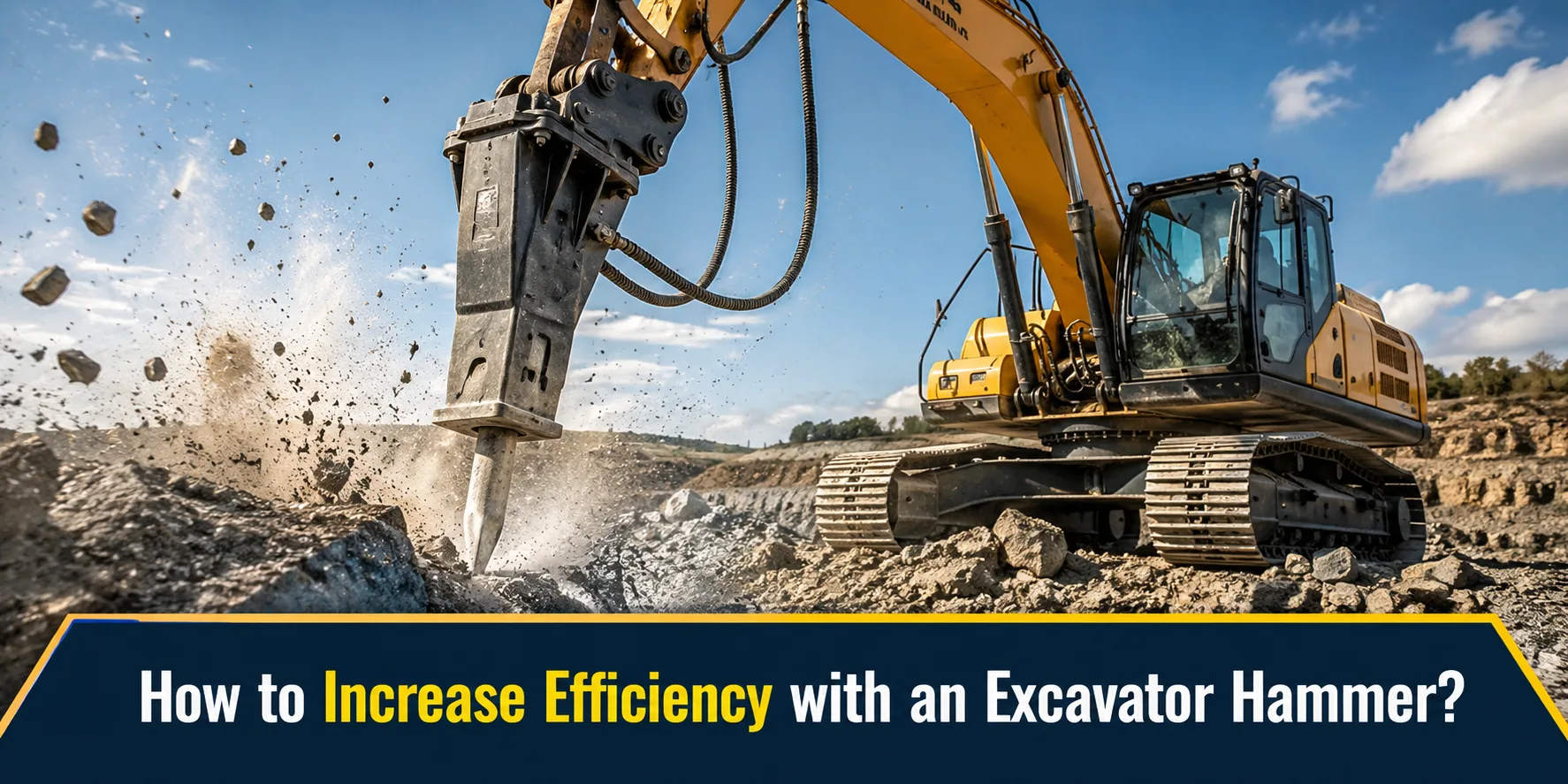 How to Increase Efficiency with an Excavator Hammer?