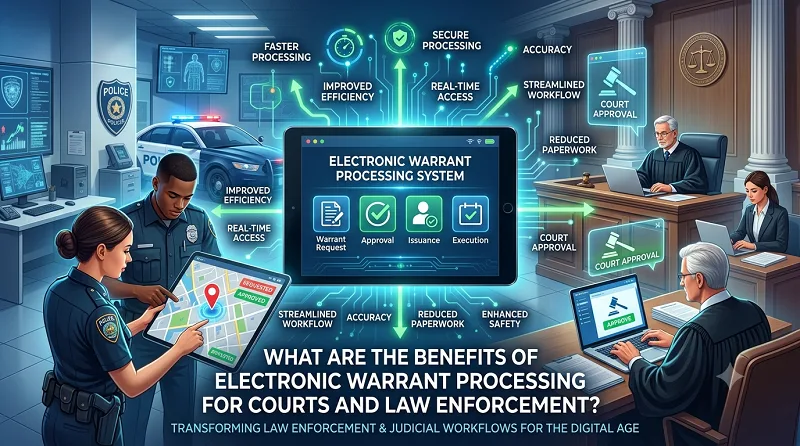 What Are the Benefits of Electronic Warrant Processing for Courts and Law Enforcement