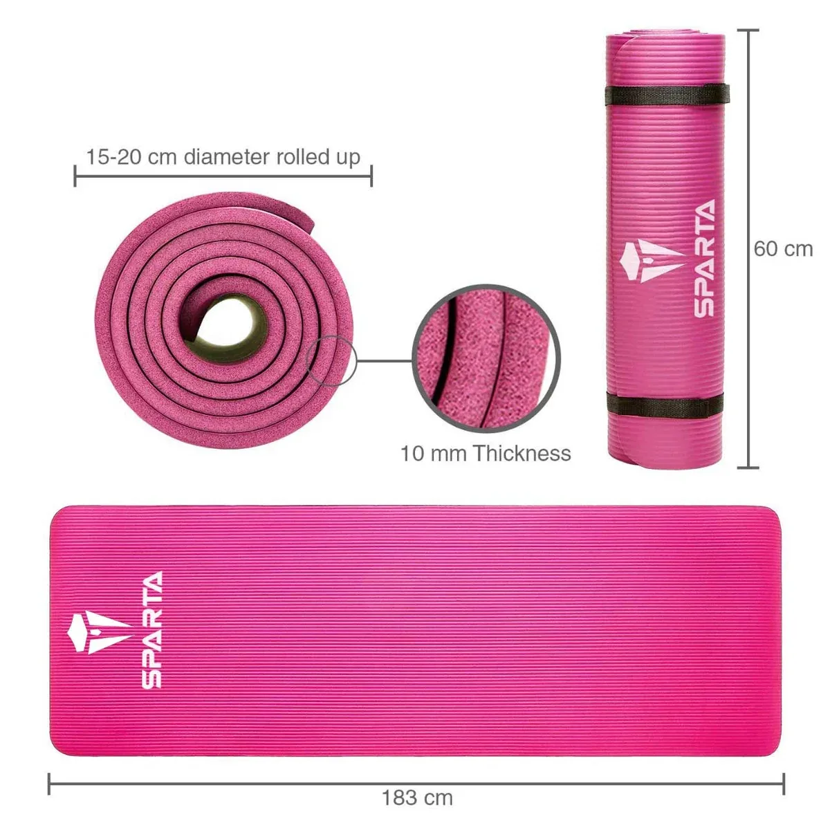 Thick Yoga Mat: Enjoy Superior Comfort, Stability, and Support During Every Workout