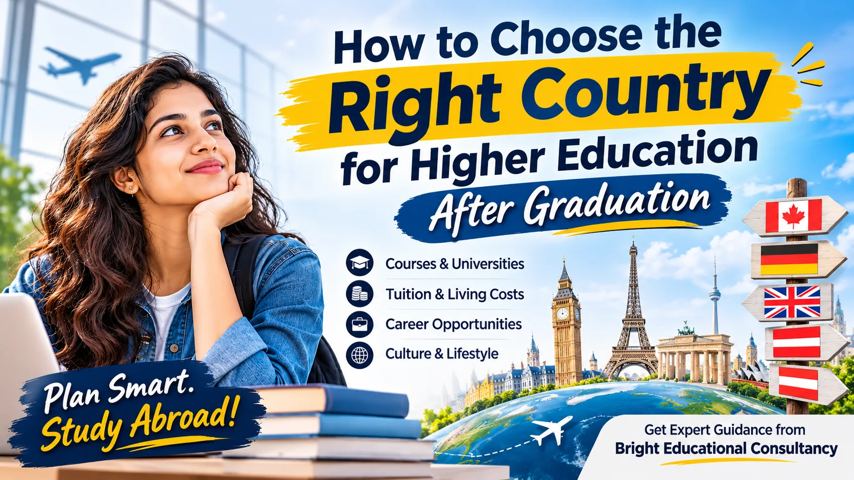 How to Choose the Right Country for Higher Education After Graduation