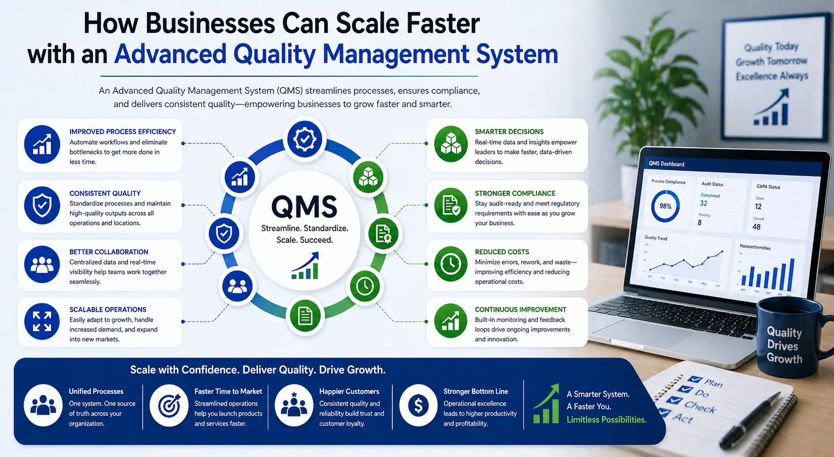 How Businesses Can Scale Faster with an Advanced Quality Management System
