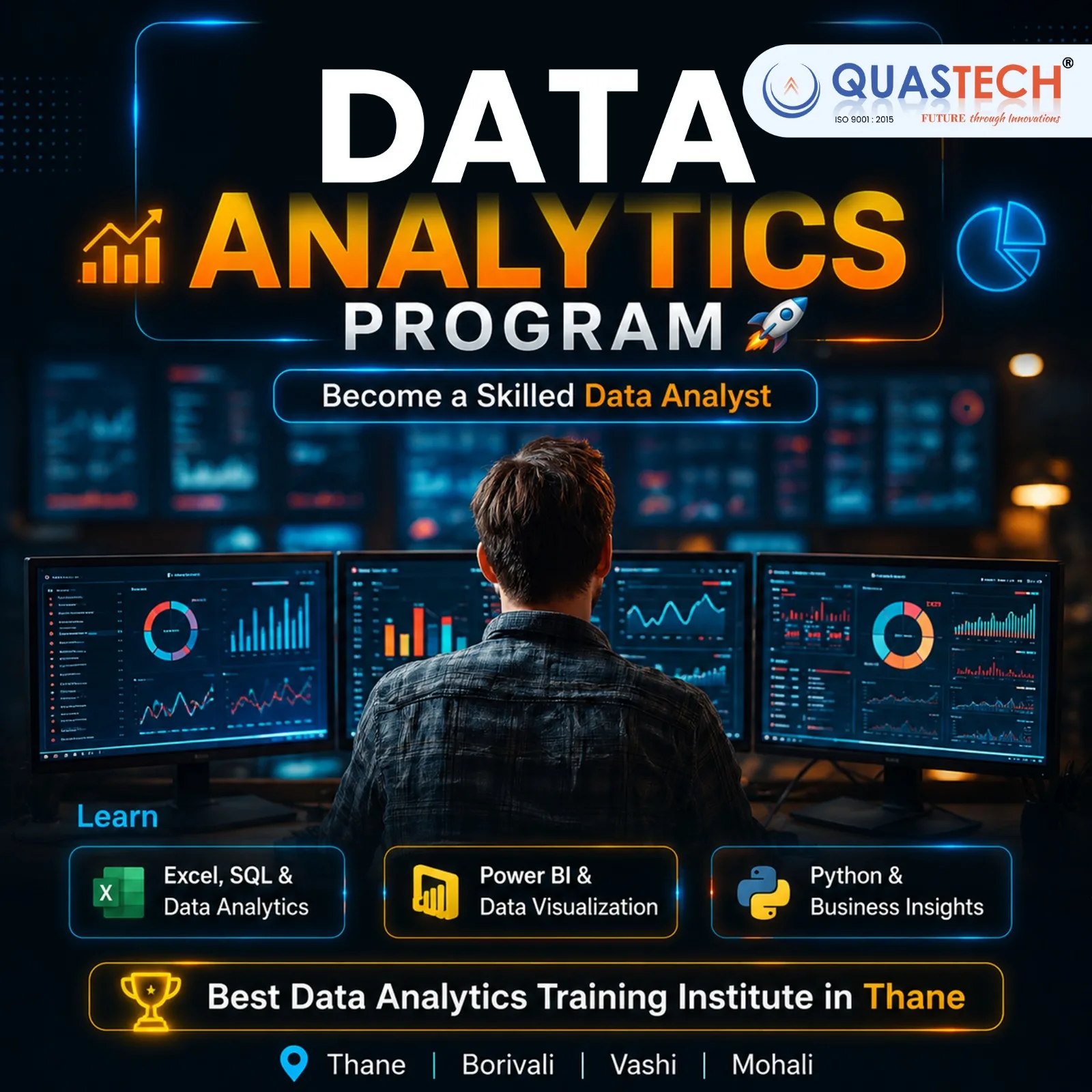 Best Data Analytics Course in Thane: Fees, Syllabus & Career Scope | QUASTECH