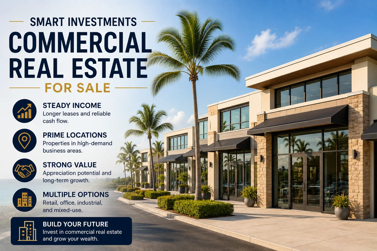 Why Commercial Real Estate for Sale Can Be a Smart Investment Opportunity