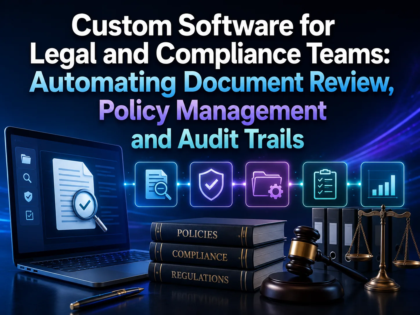 Custom Software for Legal and Compliance Teams: Automating Document Review, Policy Management and Audit Trails
