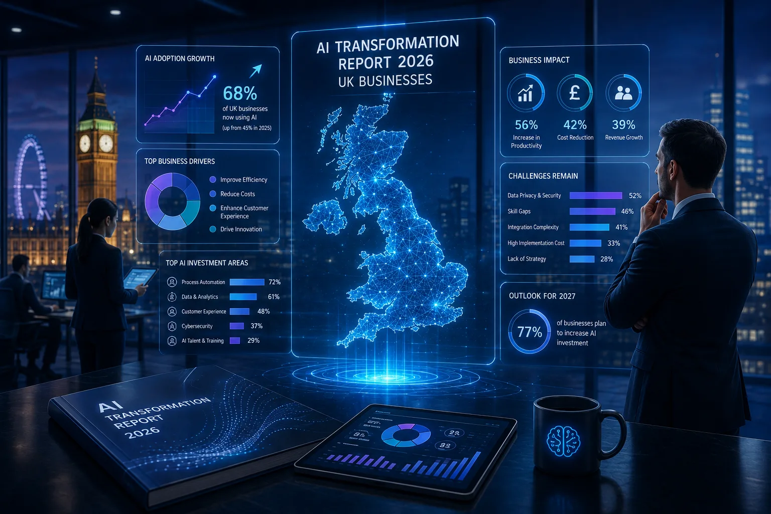 Annual AI Transformation Report for UK Businesses: What the 2026 Data Really Shows