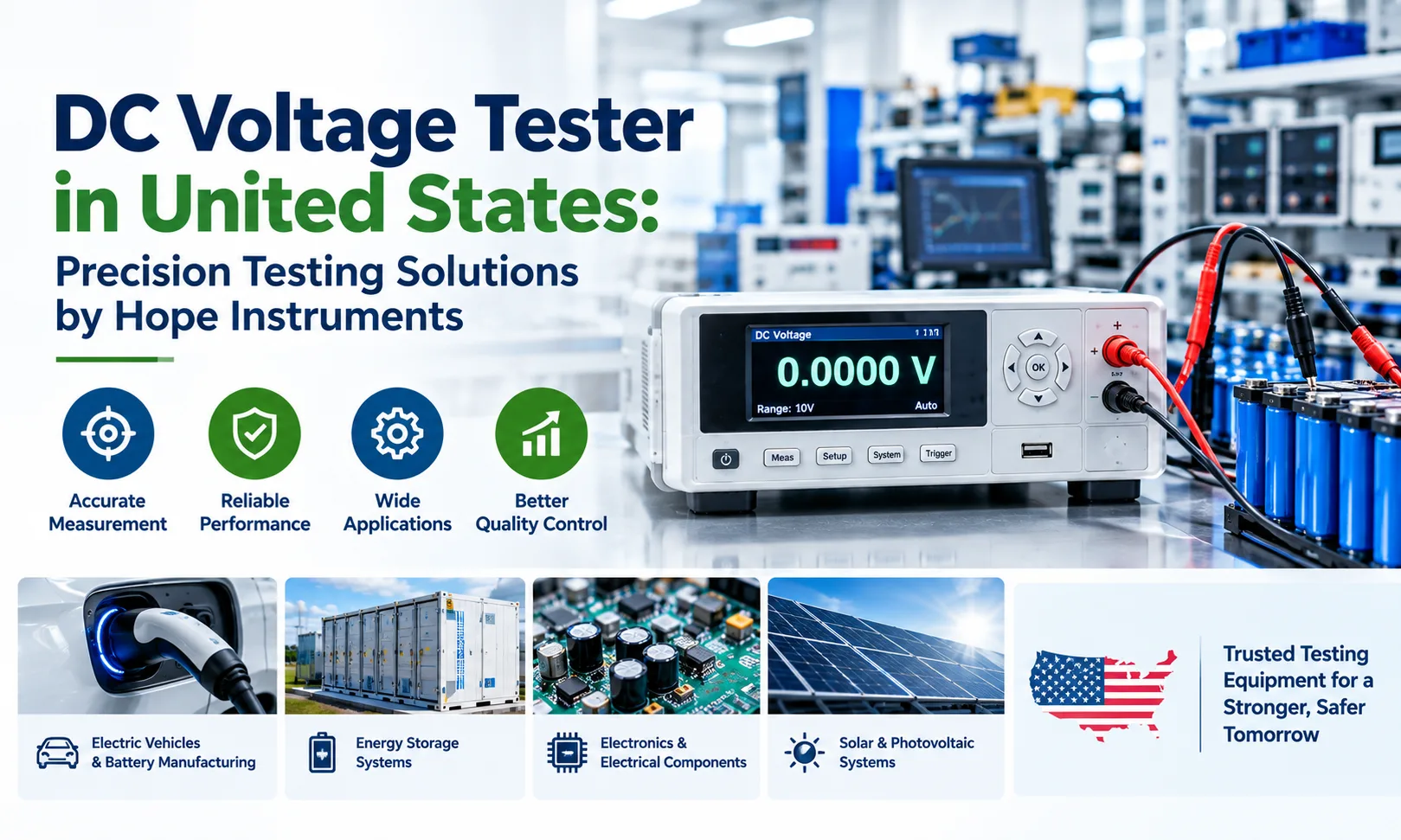 DC Voltage Tester in United States: Precision Testing Solutions by Hope Instruments