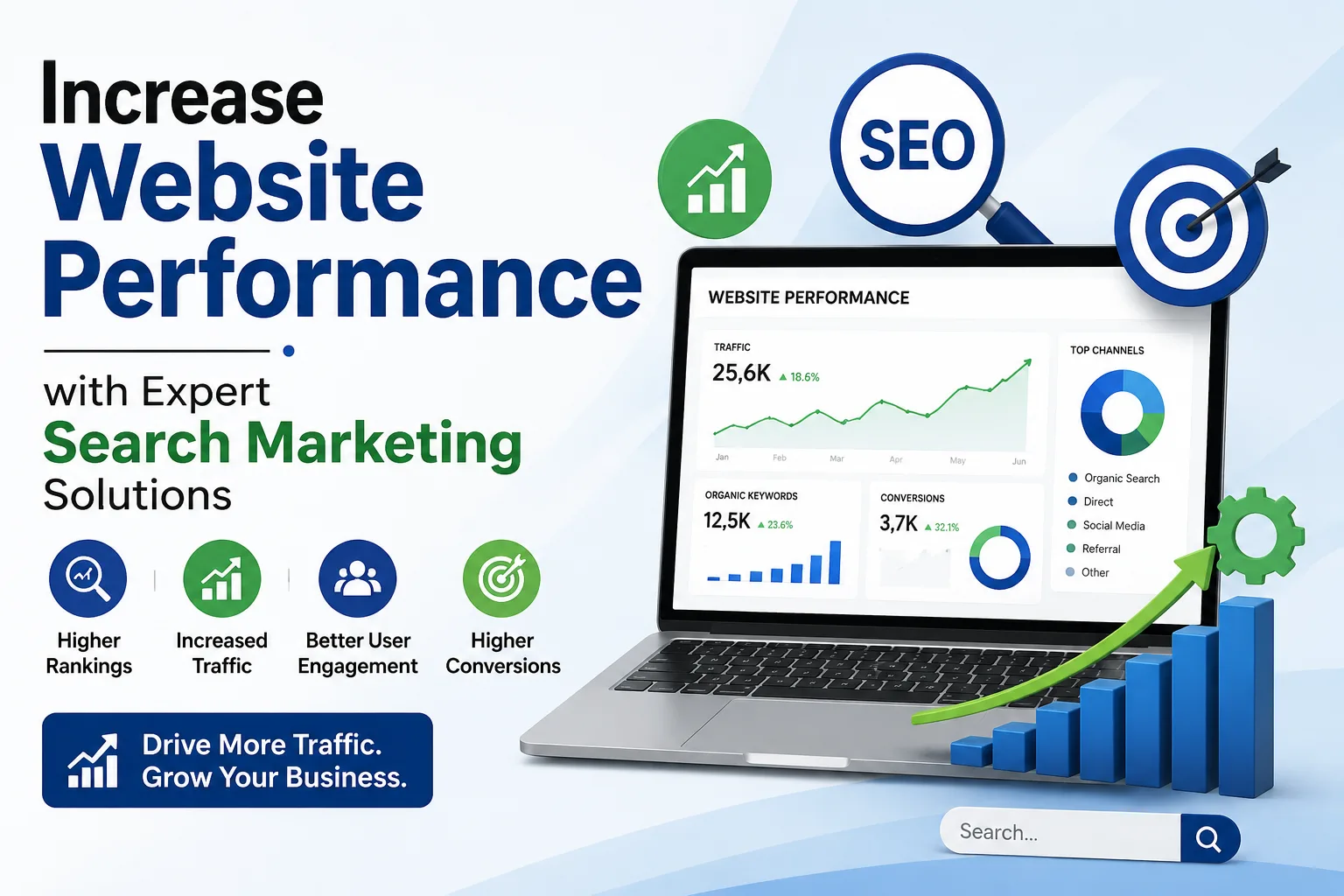 Increase Website Performance with Expert Search Marketing Solutions