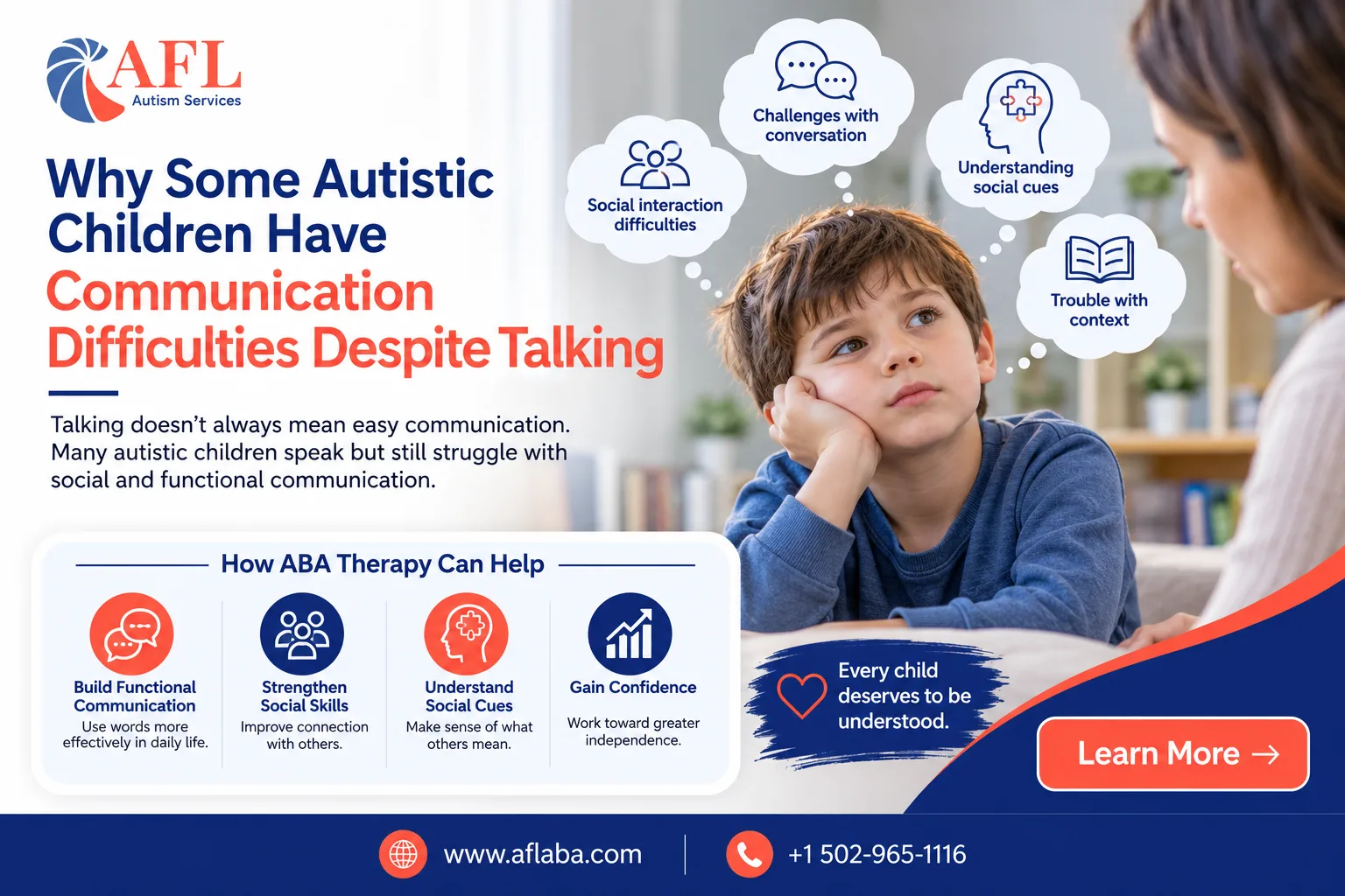 Why Some Autistic Children Have Communication Difficulties Despite Talking