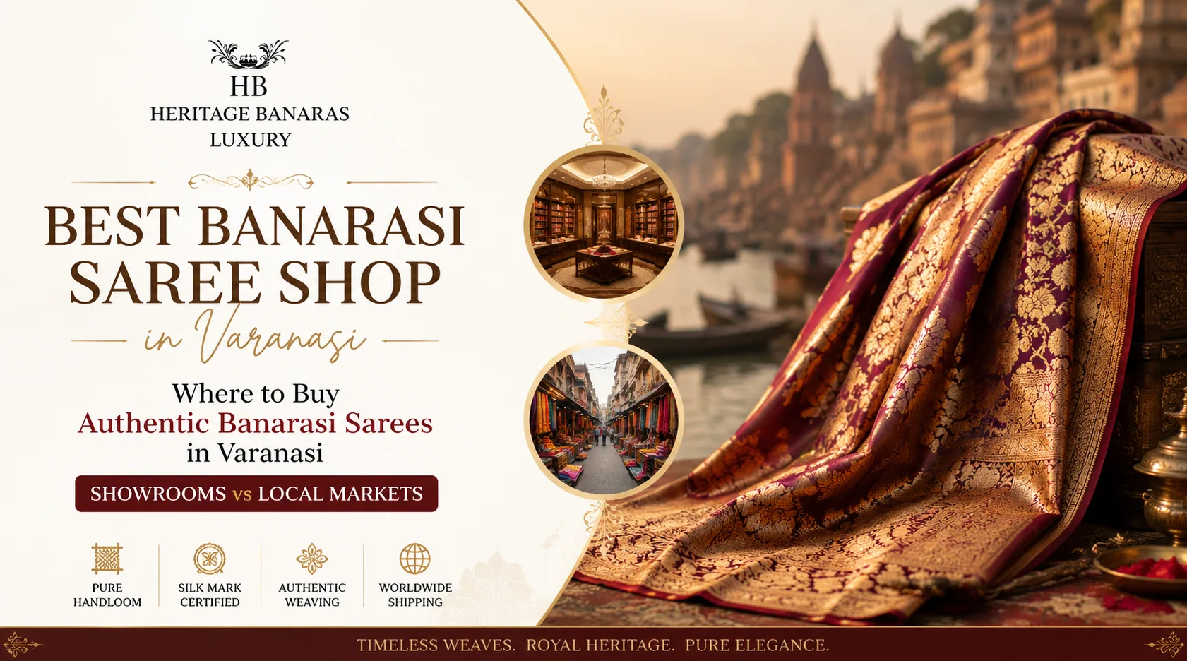 Best Shopping Showroom for Authentic Banarasi Sarees in Banaras