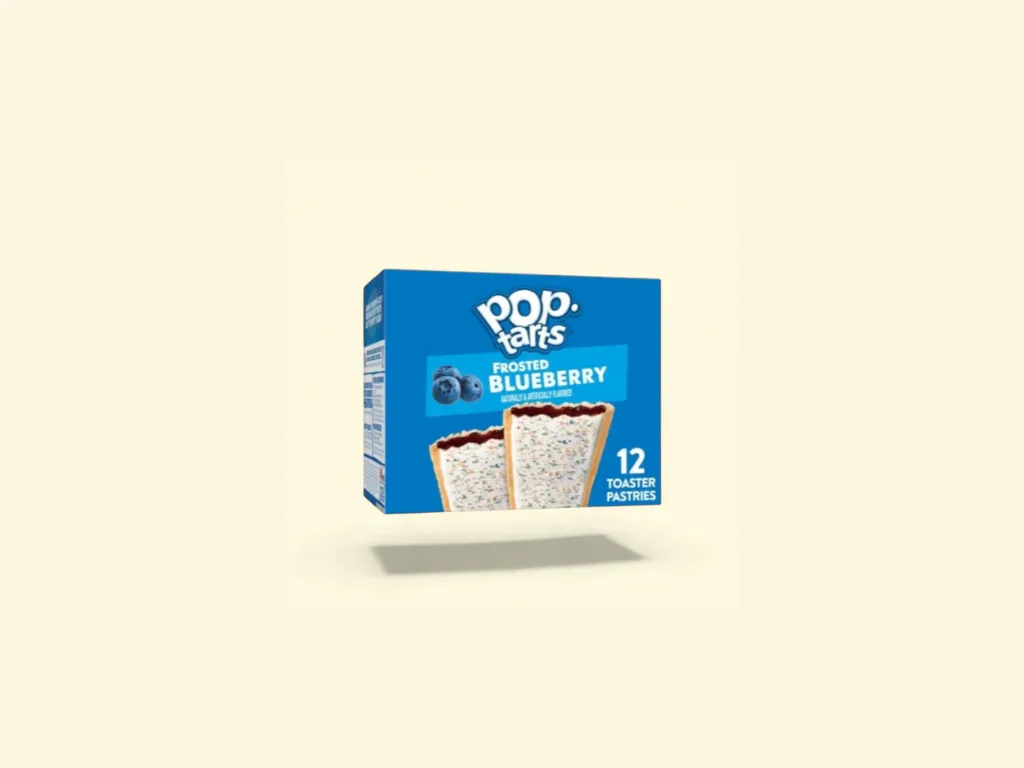 Pop-Tarts Frosted Blueberry Toaster Pastries (1 Pack) by Kellogg's – A Sweet Breakfast Favorite