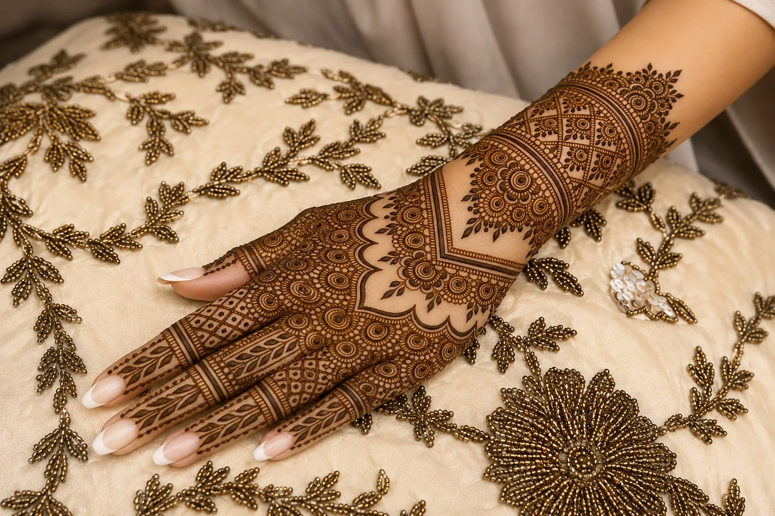 Top Simple and Easy Mehndi Design for Bride Looks