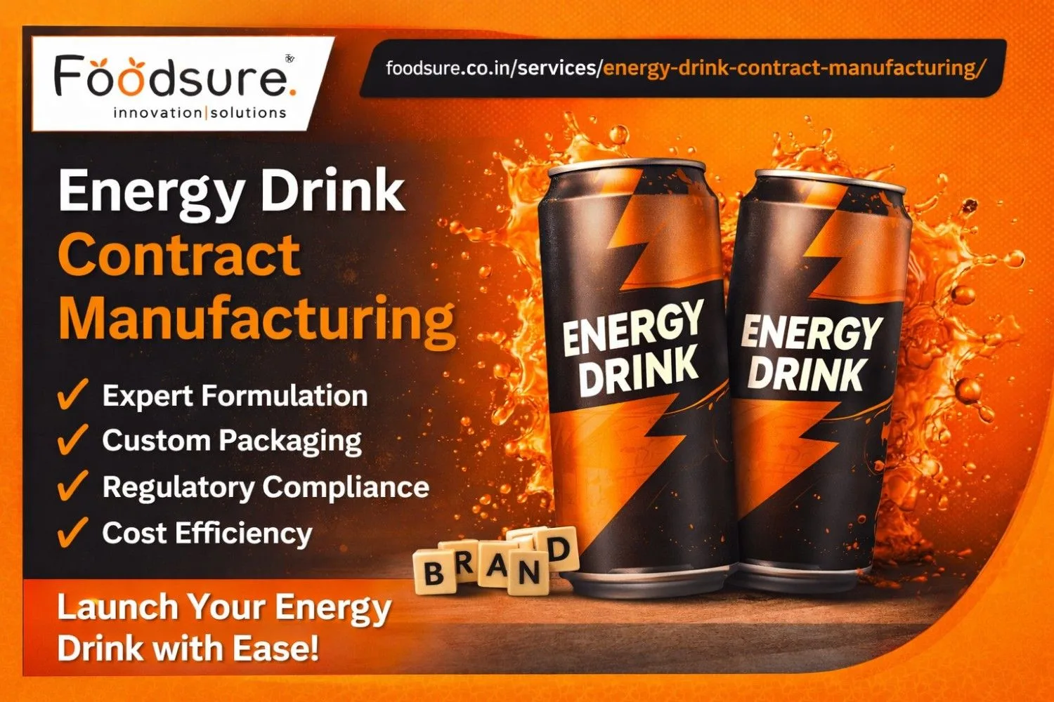 Energy Drink Contract Manufacturing for Fast-Growing Brands